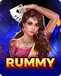 Rummy game artwork from the BATWIN app